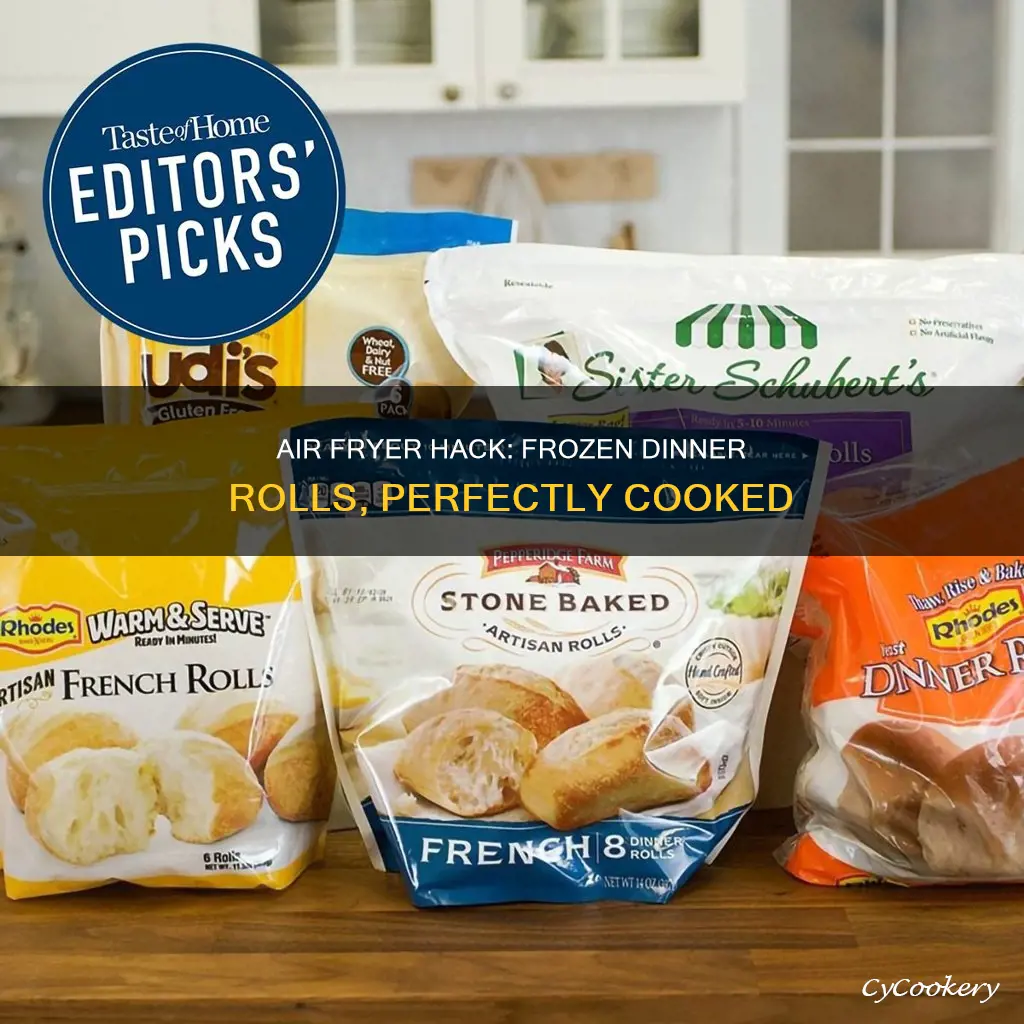 how to cook frozen dinner rolls in air fryer