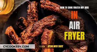 Crispy, Tender Ribs: Air Fryer Magic for Frozen Dry Ribs