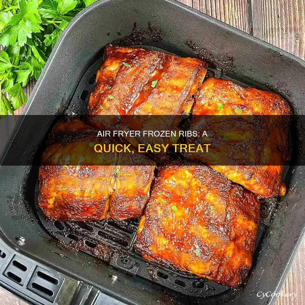 how to cook frozen dry ribs in air fryer