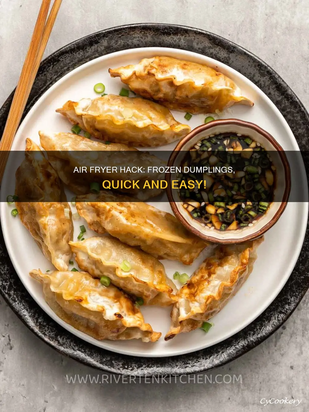 how to cook frozen dumpling in air fryer