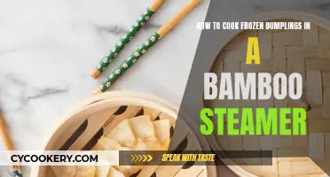 Steaming Dumplings: Bamboo Steamer Method for Frozen Treats