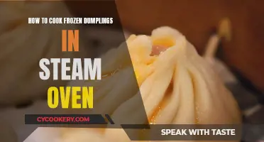 Steaming Perfection: Frozen Dumplings in a Steam Oven