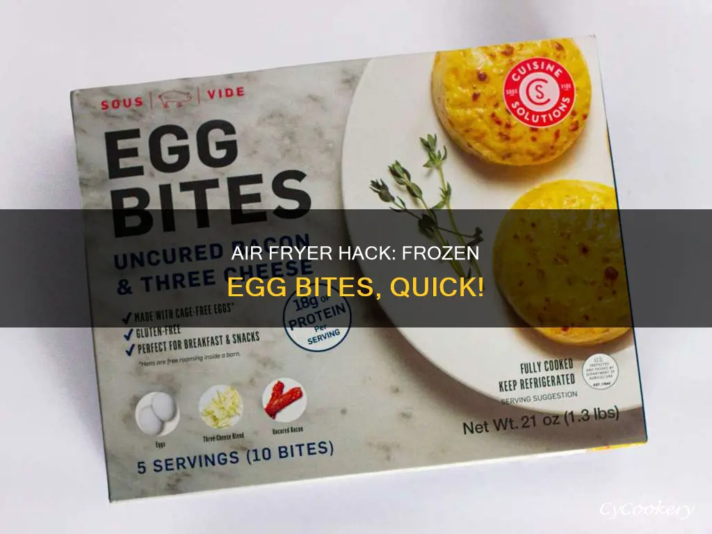 how to cook frozen egg bites in air fryer