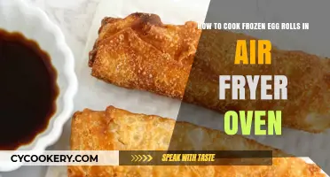 Crispy Egg Rolls: Air Fryer Oven Guide