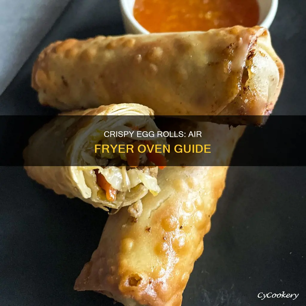 how to cook frozen egg rolls in air fryer oven