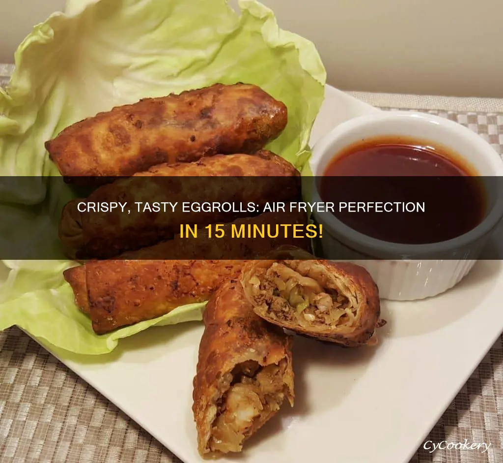 how to cook frozen eggrolls in the air fryer