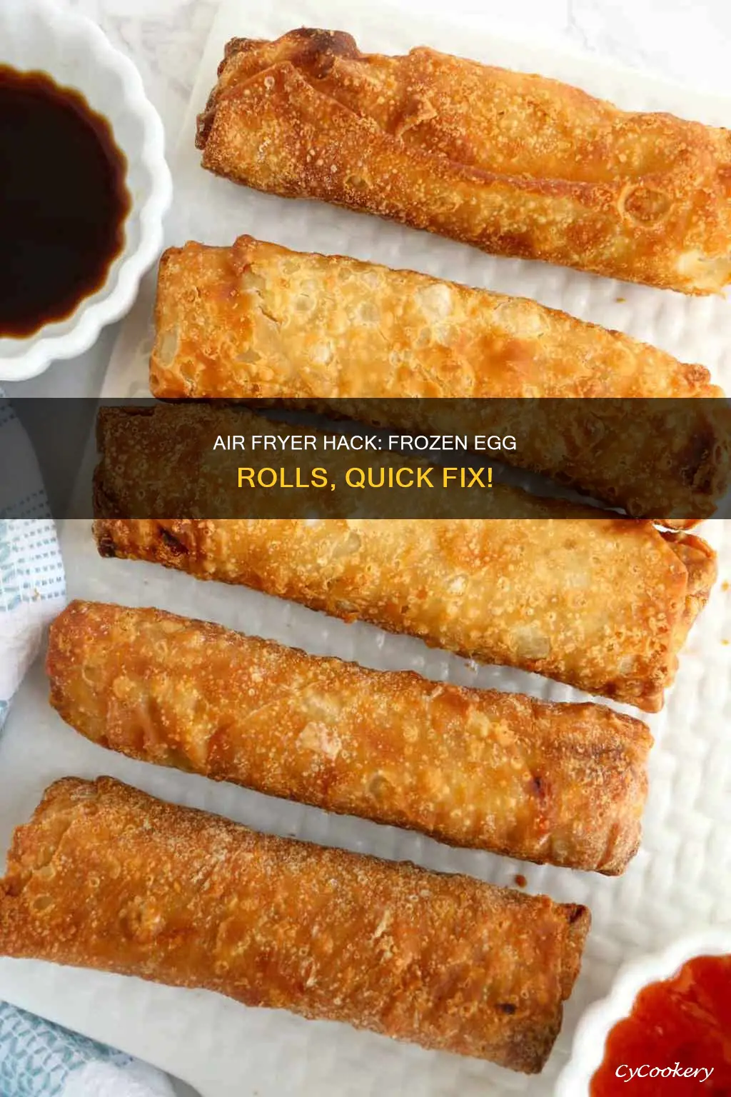 how to cook frozen eggrolls in the air fryer