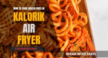 Air Fryer Hack: Frozen Fries in Kalorik