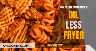 Cooking Frozen Fries: Oil-less Fryer Method