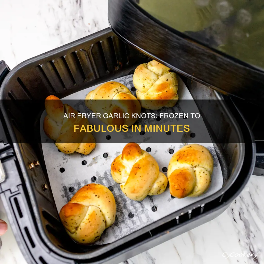 how to cook frozen garlic knots in air fryer
