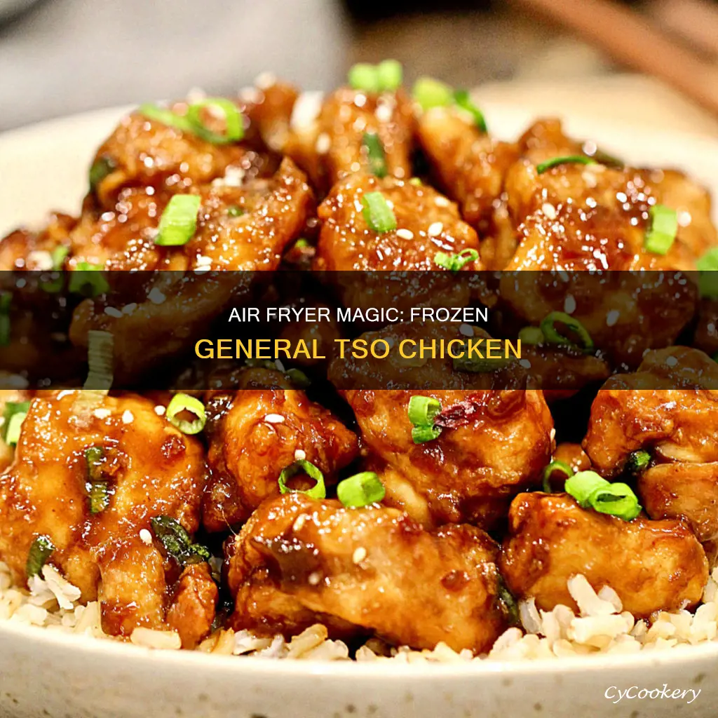 how to cook frozen general tso chicken in air fryer