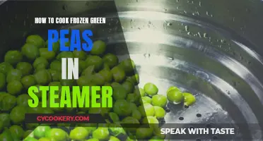 Steaming Frozen Peas: Quick, Easy, and Delicious