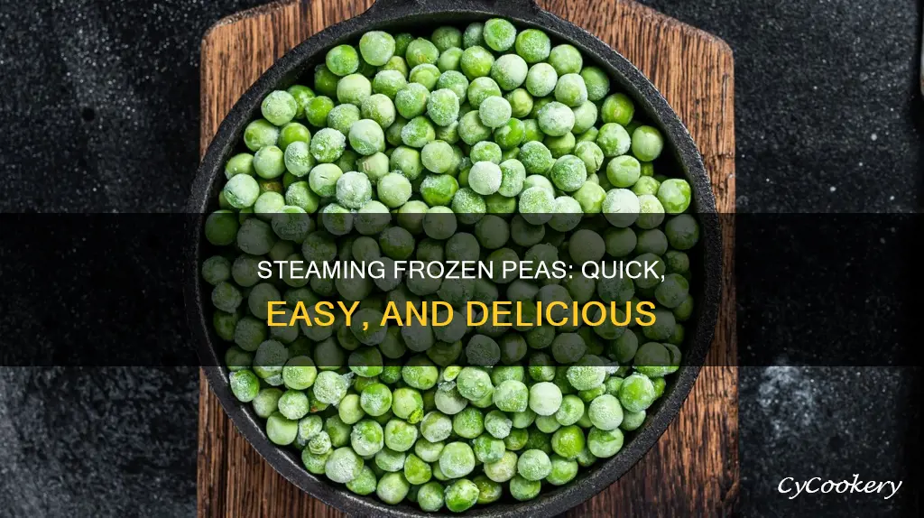 how to cook frozen green peas in steamer