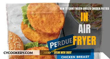 Air-Fryer Grilled Chicken Patties: Frozen to Fabulous
