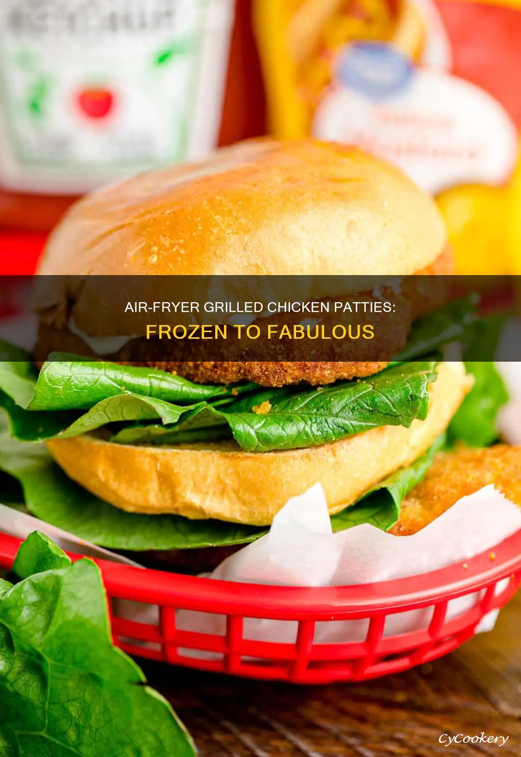 how to cook frozen grilled chicken patties in air fryer
