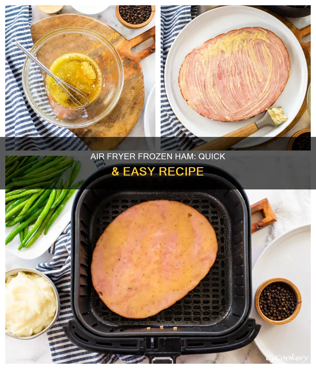 how to cook frozen ham in air fryer