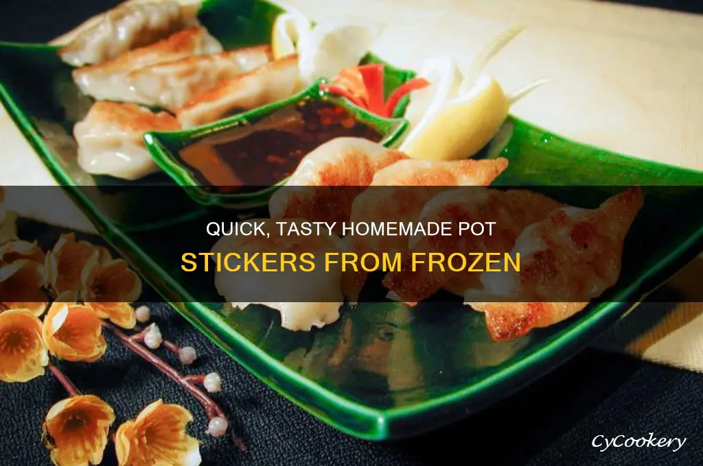 how to cook frozen homemade pot stickers