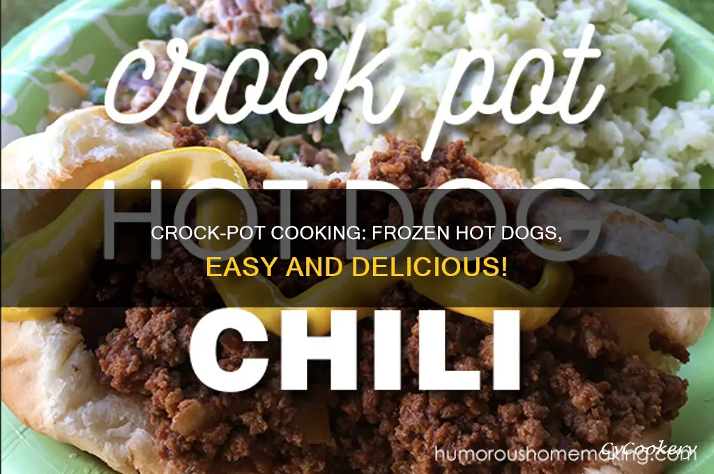 how to cook frozen hot dogs in crock pot
