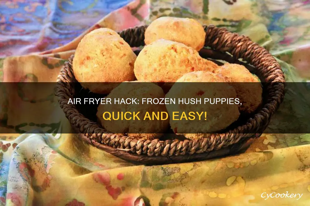 how to cook frozen hush puppies in an air fryer