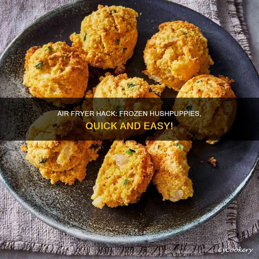 how to cook frozen hushpuppies in air fryer