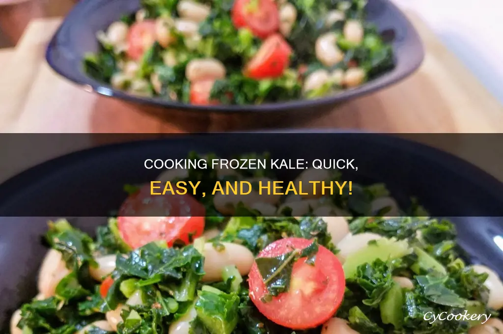 how to cook frozen kale in pot