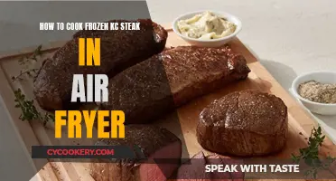 Air Fryer KC Steak: Frozen to Perfectly Cooked