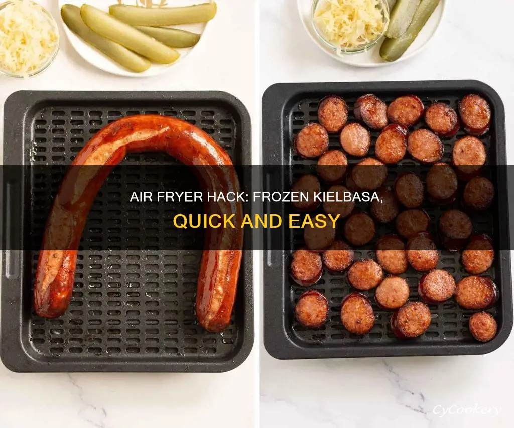 how to cook frozen kielbasa in air fryer