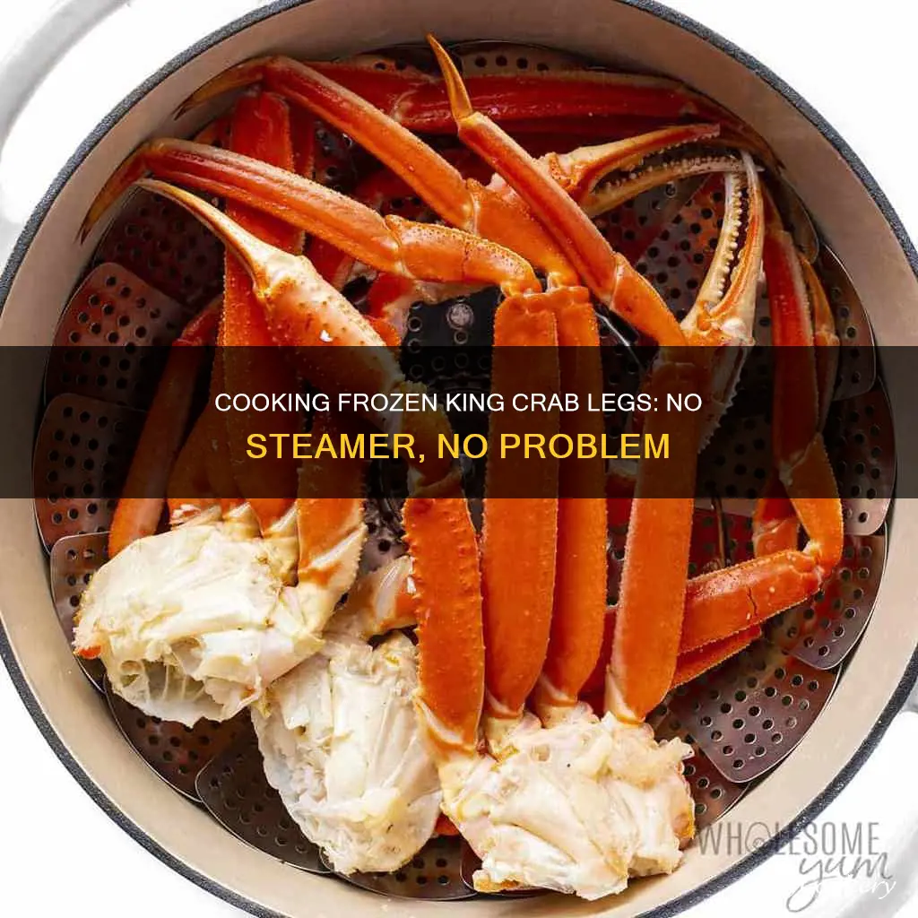 how to cook frozen king crab legs without a steamer