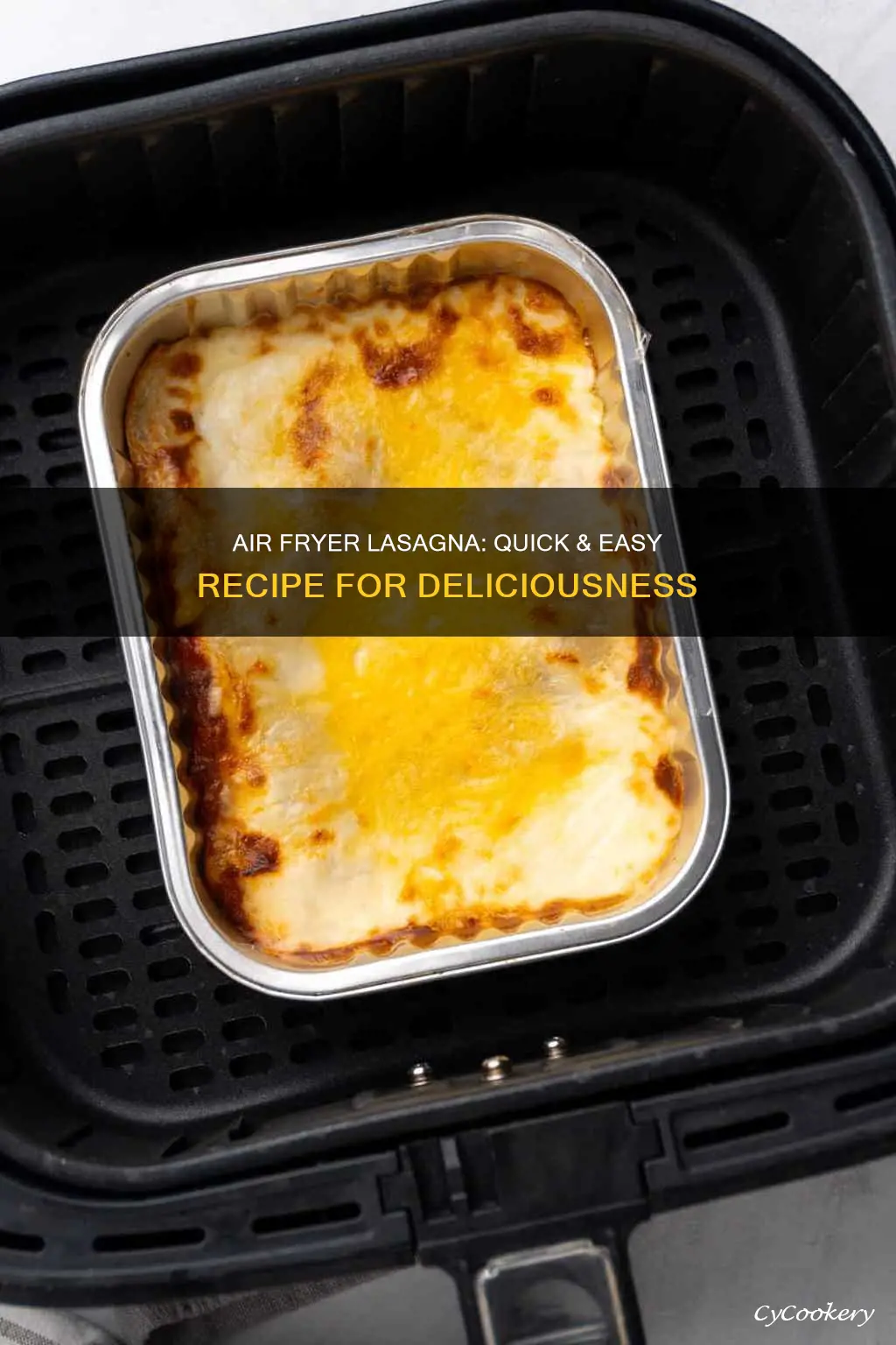 how to cook frozen lasagna in air fryer oven