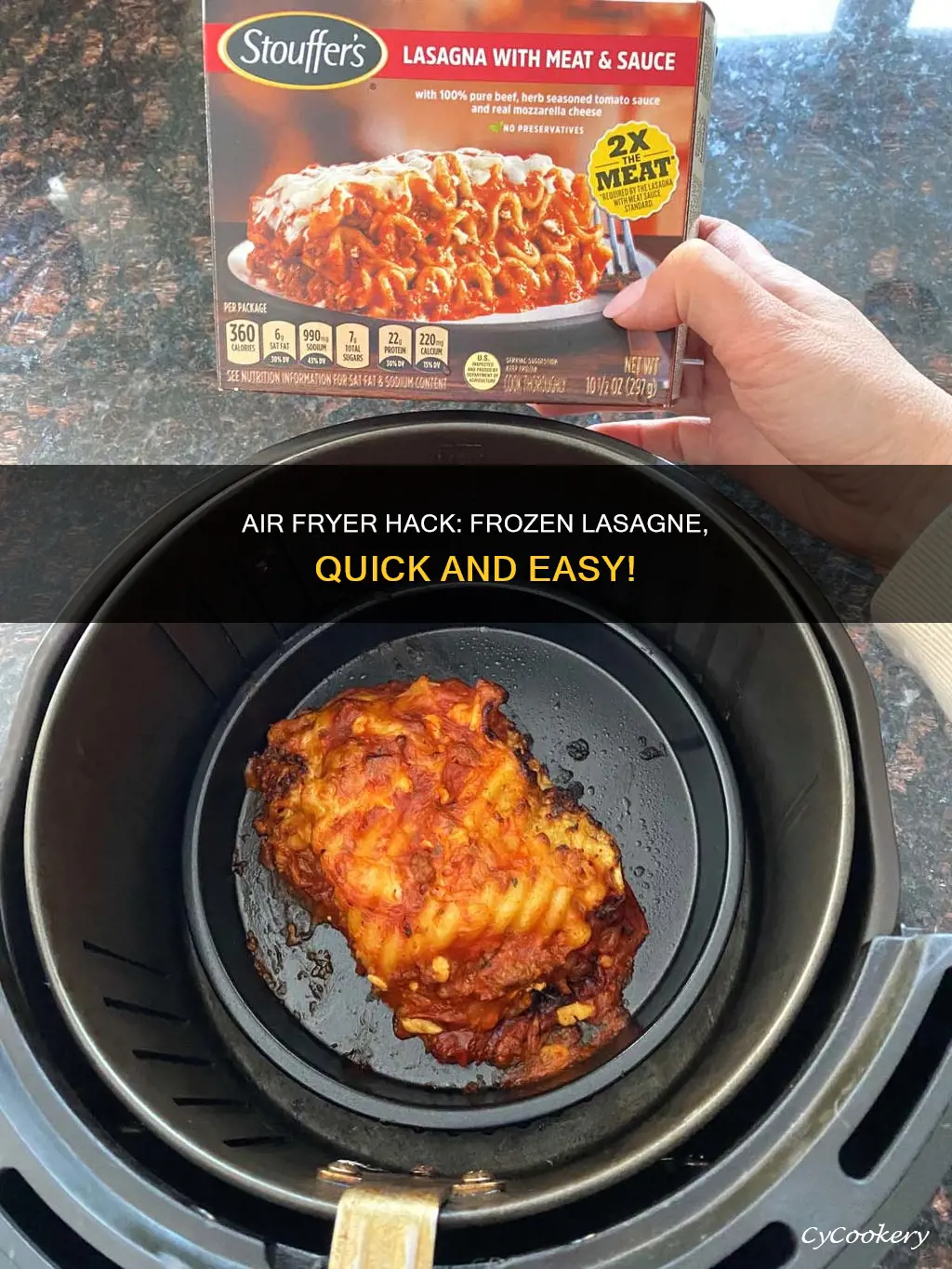 how to cook frozen lasagne in air fryer