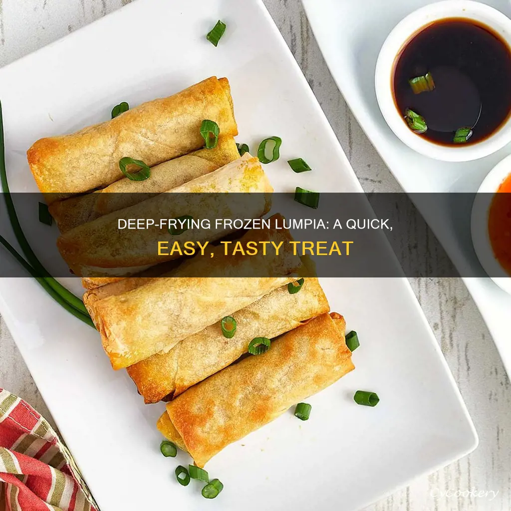 how to cook frozen lumpia in a deep fryer