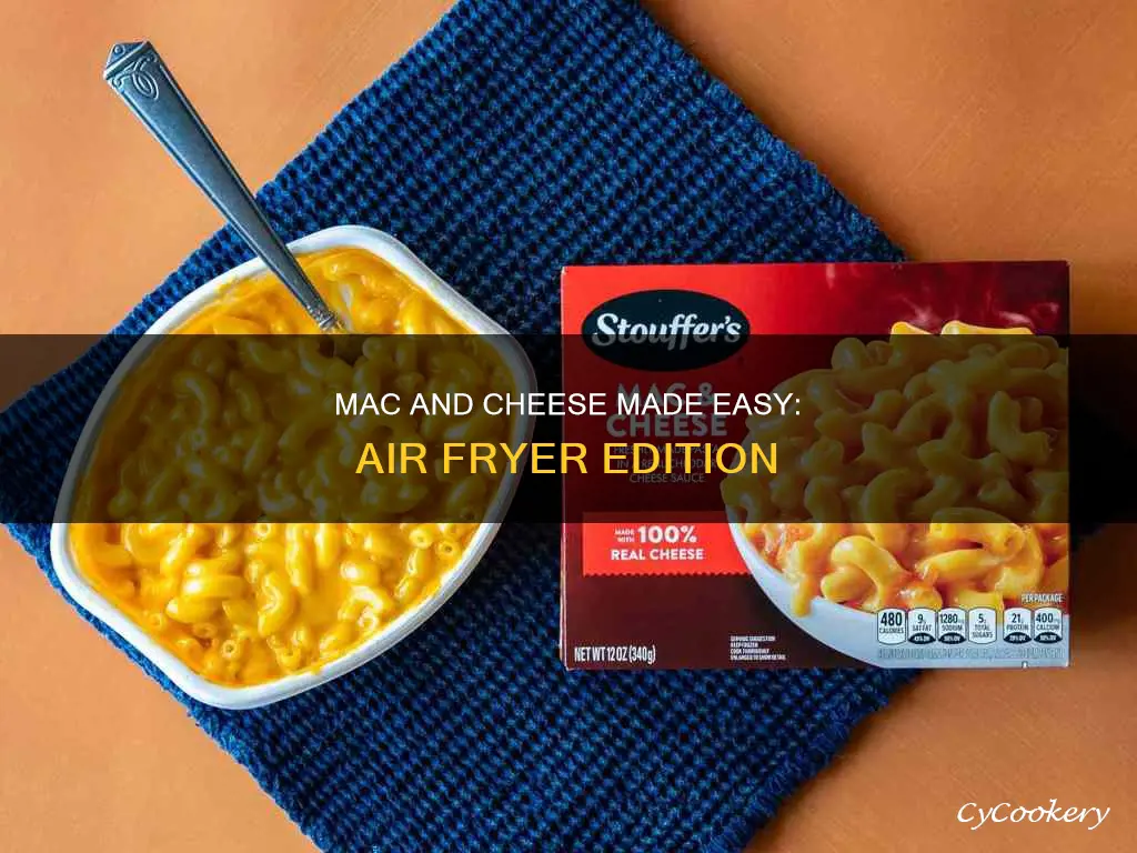 how to cook frozen mac and cheese in air fryer