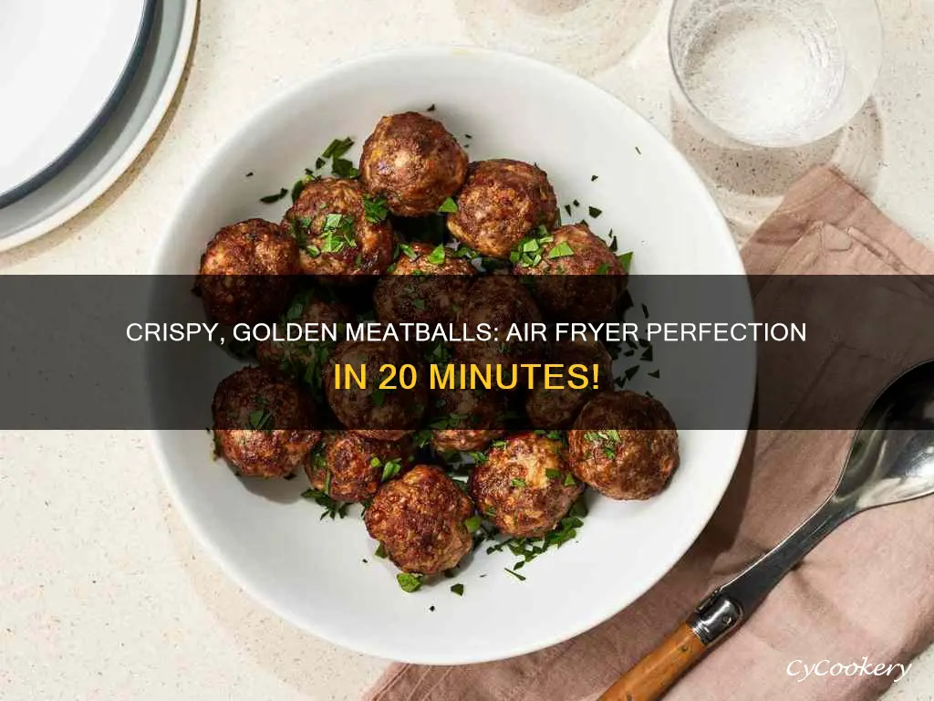 how to cook frozen meatballs air fryer