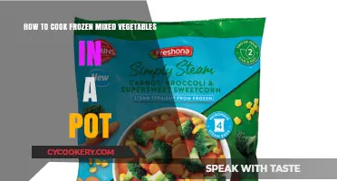 Quickly Cook Frozen Mixed Veggies in a Pot