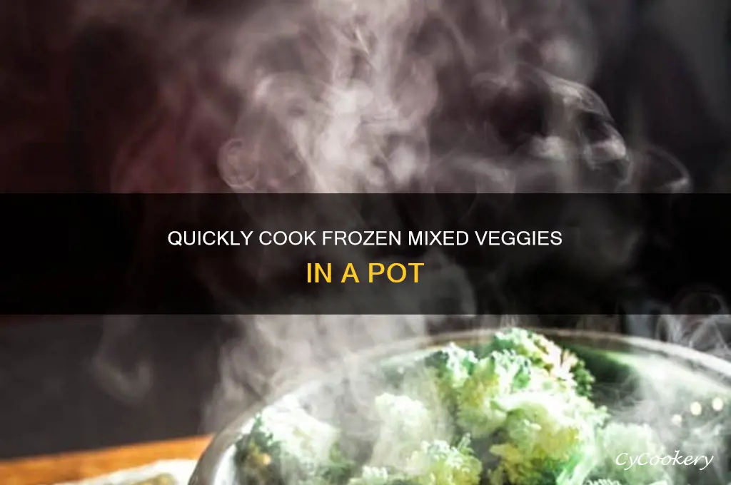 how to cook frozen mixed vegetables in a pot