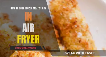 Cooking Frozen Mozz Sticks in an Air Fryer