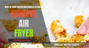 Crispy Mozzarella Sticks: Air Fryer Magic with Nuwave