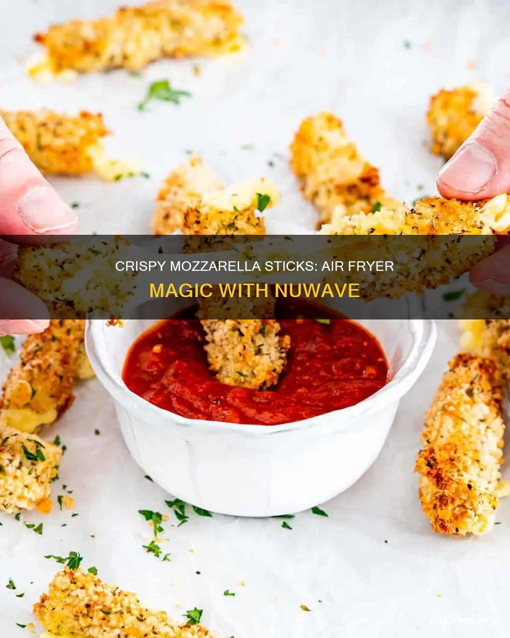 how to cook frozen mozzarella sticks in nuwave air fryer