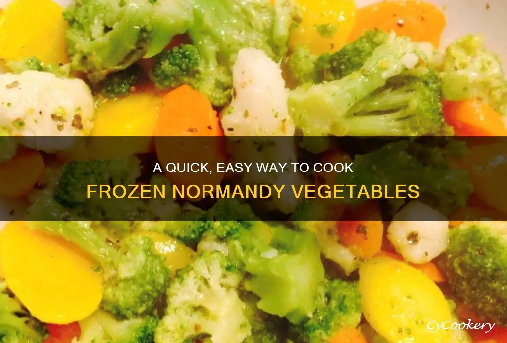 how to cook frozen normandy blend vegetables