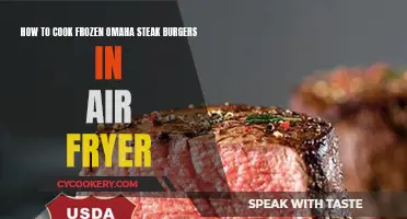 Air Fryer Hack: Omaha Steak Burgers from Frozen