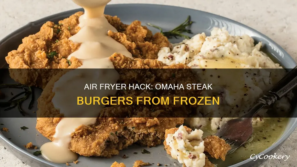 how to cook frozen omaha steak burgers in air fryer