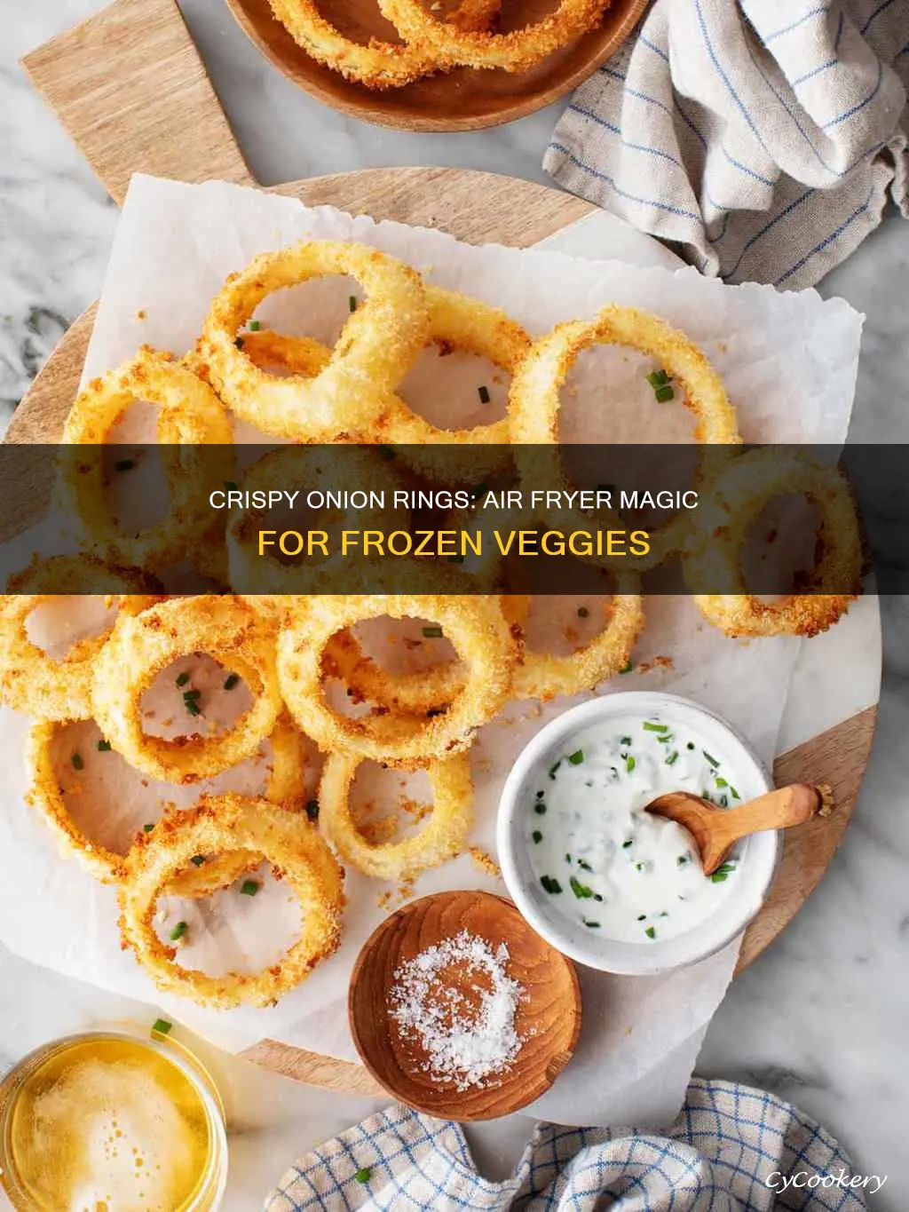 how to cook frozen onion rings in air fryer