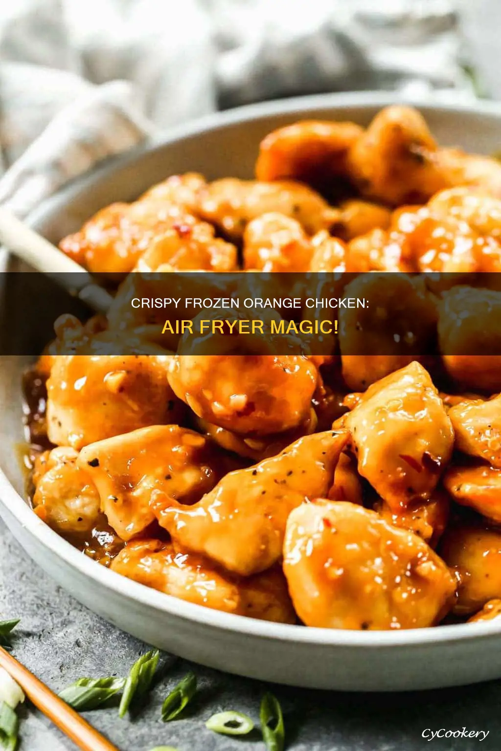 how to cook frozen orange chicken in air fryer