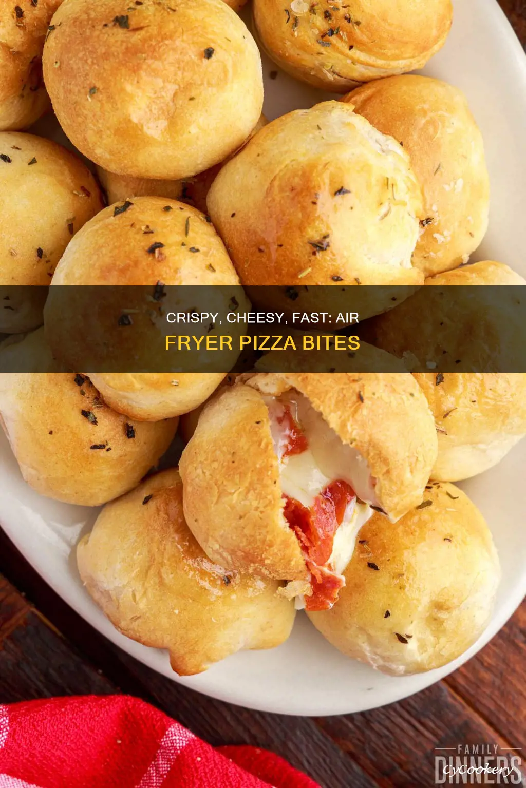 how to cook frozen pizza bites in air fryer