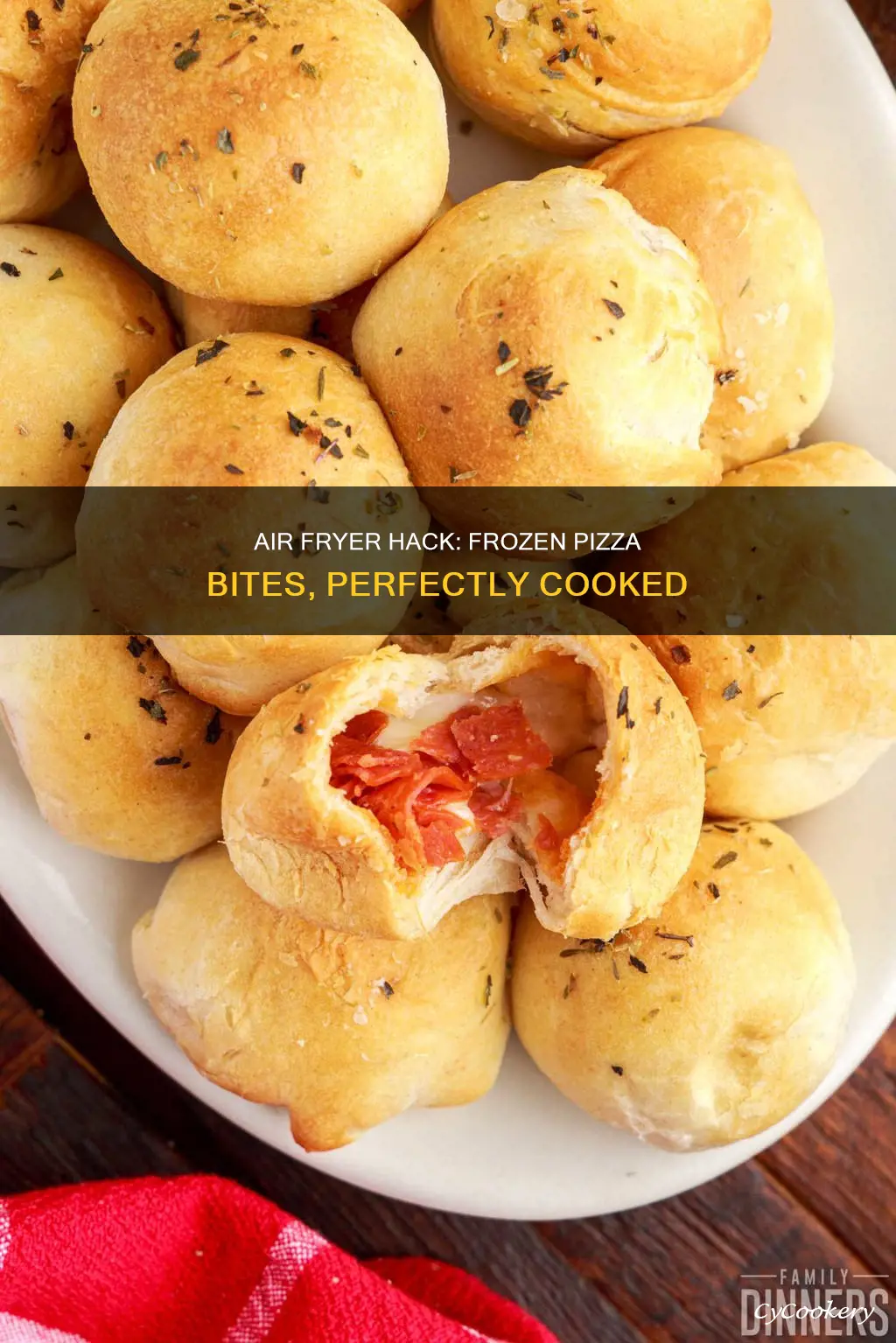 how to cook frozen pizza bites in air fryer