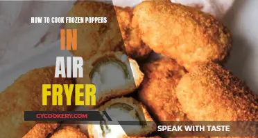 Crispy, Cheesy Treats: Air Fryer Frozen Poppers Made Easy