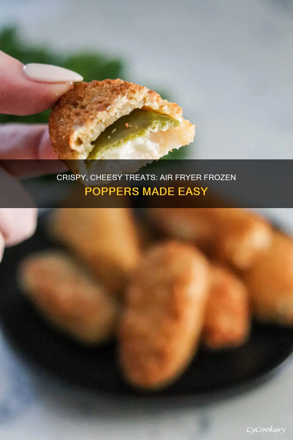 how to cook frozen poppers in air fryer