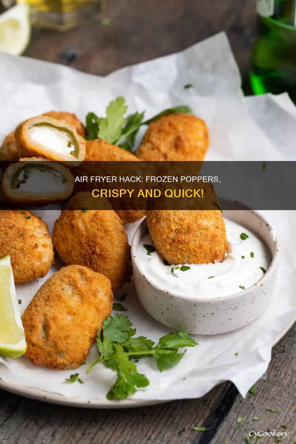 how to cook frozen poppers in air fryer