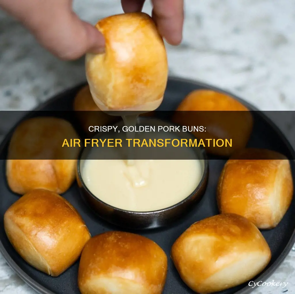 how to cook frozen pork buns in air fryer