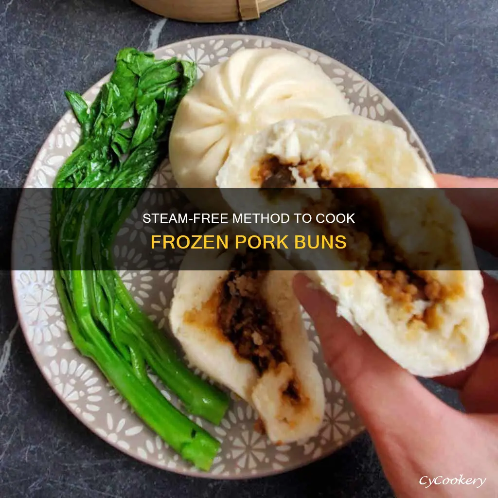 how to cook frozen pork buns without a steamer